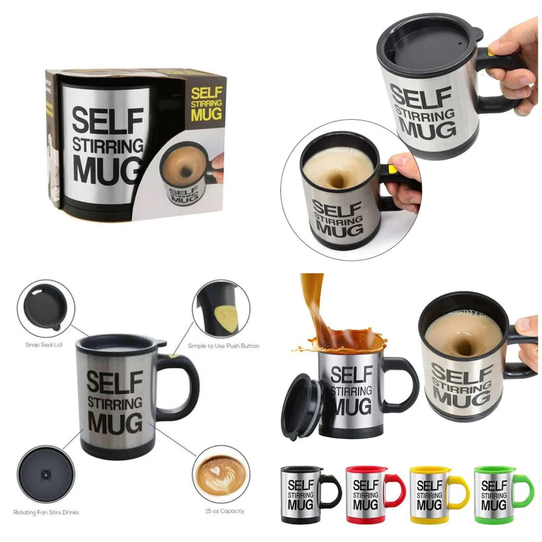 Auto Magnetic Self Stirring Mug – Buytrustly